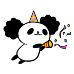 [LINEスタンプ] パンダの杏仁