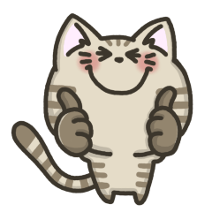 [LINEスタンプ] キジトラねこの『ネガティブ入り』スタンプ