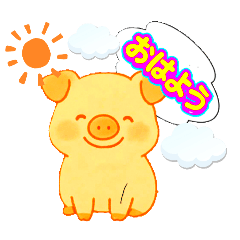 [LINEスタンプ] かわいいブタさんの日常で使えるスタンプ