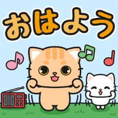[LINEスタンプ] 返信カンタン♪即レスOK #ネコナール7