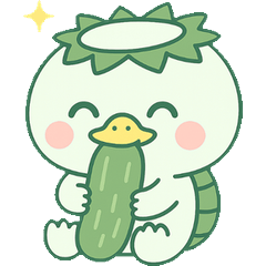 [LINEスタンプ] 可愛いかっぱときゅうりのスタンプ