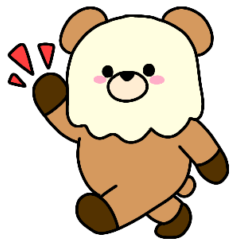 [LINEスタンプ] ゆるっと溶けるクマのスタンプ