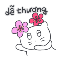 [LINEスタンプ] ベベニャン (ベトナム語) 4
