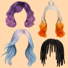 [LINEスタンプ] ヘアスタイル博物館 - Ver.2