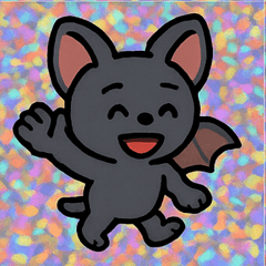 [LINEスタンプ] 血響コウモリのスタンプ集@SFW