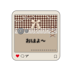 [LINEスタンプ] 甘かわチェック日常 – ゆるかわスタンプ