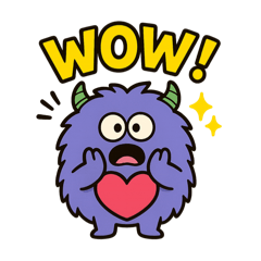 [LINEスタンプ] ゆるモンスター 日常