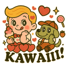 [LINEスタンプ] アメリカン☆★ボーイ＆ドッグ 2