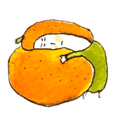 [LINEスタンプ] りんごのこと仲間たち「みかんさん」Part4