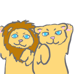 [LINEスタンプ] 萌えライオン
