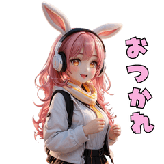 [LINEスタンプ] ほっこりうさみみスタンプ