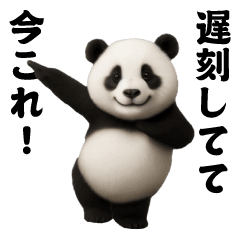 [LINEスタンプ] 踊る！今これ界隈ジャイアントパンダ