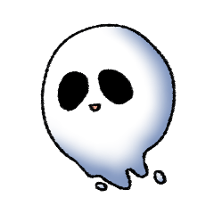 [LINEスタンプ] かなしいひとだまくん