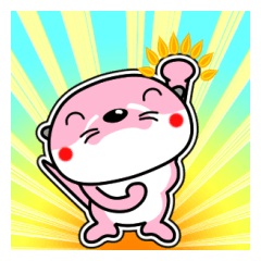 [LINEスタンプ] リバー君とルビーちゃん12 [文字無し]