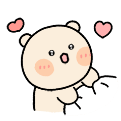 [LINEスタンプ] ちんちんカップル (くまちん) 