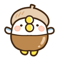 [LINEスタンプ] 動く！あのとり。10【秋】 