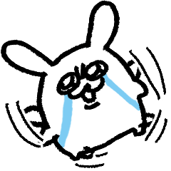 [LINEスタンプ] 元気にネガる 命レボリューションうさぎ
