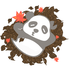 [LINEスタンプ] 【非日常】パンダのレイが通るスタンプ5