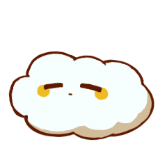 [LINEスタンプ] ふわっと雲の表情