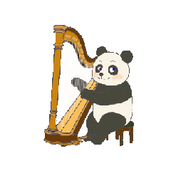 [LINEスタンプ] オーケストラのパンダちゃん2 