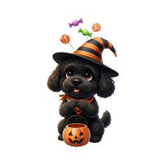 [LINEスタンプ] ハッピーハロウィン犬！
