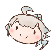 [LINEスタンプ] 表情だけでいいやって子