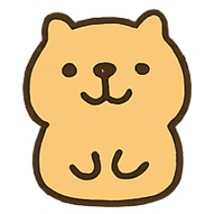 [LINEスタンプ] のんびりカピバラ きぶんパレード