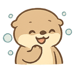 [LINEスタンプ] かわいいカワウソの毎日きもち