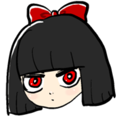 [LINEスタンプ] 感情表現が苦手な女の子