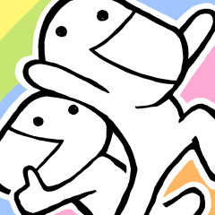 [LINEスタンプ] あたまのわるいひとびと