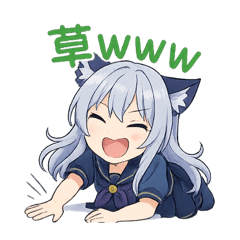 [LINEスタンプ] Vtuber月影ルミナ ネタ！スタンプ！
