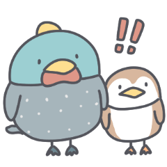 [LINEスタンプ] ホロホロ鳥の日常色々