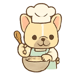 [LINEスタンプ] フレンチブルドッグのパン職人