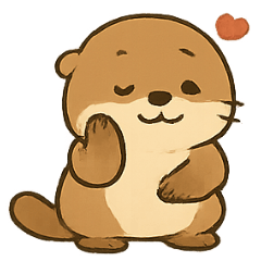 [LINEスタンプ] ゆるかわラッコ気分パレード