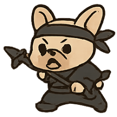 [LINEスタンプ] にんじゃフレブル しのびパレード