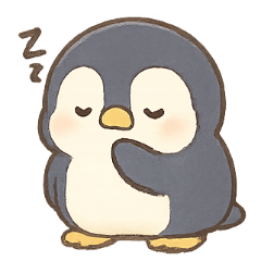 [LINEスタンプ] ふわふわペンギン気分パレード