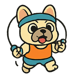[LINEスタンプ] ジムフレブル 発汗チャレンジ