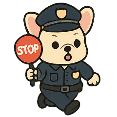 [LINEスタンプ] けいさつフレブル パトロールたい