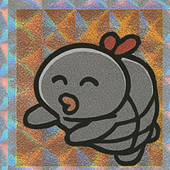[LINEスタンプ] だんごむしのレトロかわステッカー@SFW
