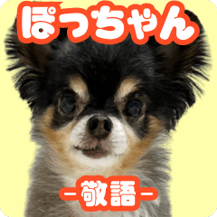 [LINEスタンプ] ぽっちゃん-敬語-