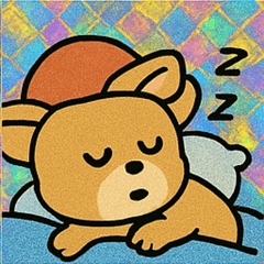[LINEスタンプ] レトロチワワのゆるかわスタンプ@SFW