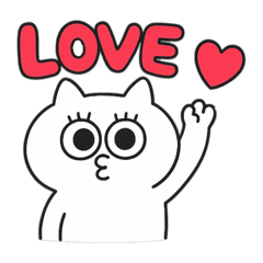 [LINEスタンプ] ちょーどかわいい！毎日使える猫まる