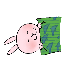 [LINEスタンプ] ピンクなうさぎ(改)