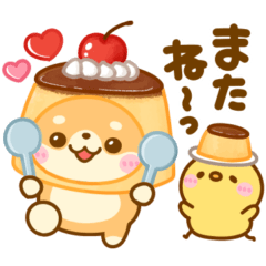 [LINEスタンプ] 豆柴日和♡スイーツタイム