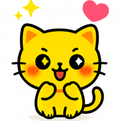 [LINEスタンプ] かわニャンの魔法