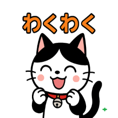 [LINEスタンプ] 今日もハチワレ