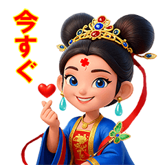 [LINEスタンプ] 鉄扇公主 - 3D 日本語