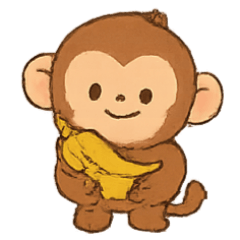 [LINEスタンプ] やんちゃ子ざるのいたずらタイム