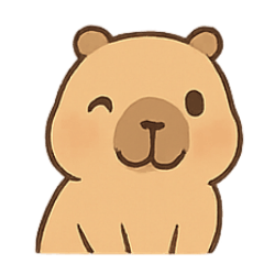[LINEスタンプ] もふもふカピバラ きぶんパレード