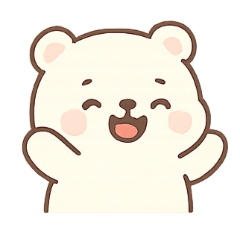 [LINEスタンプ] ふわふわしろくま気分パレード